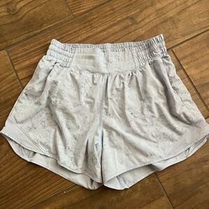 lululemon athletica Gray Athletic Shorts Lightweight Curved Hem